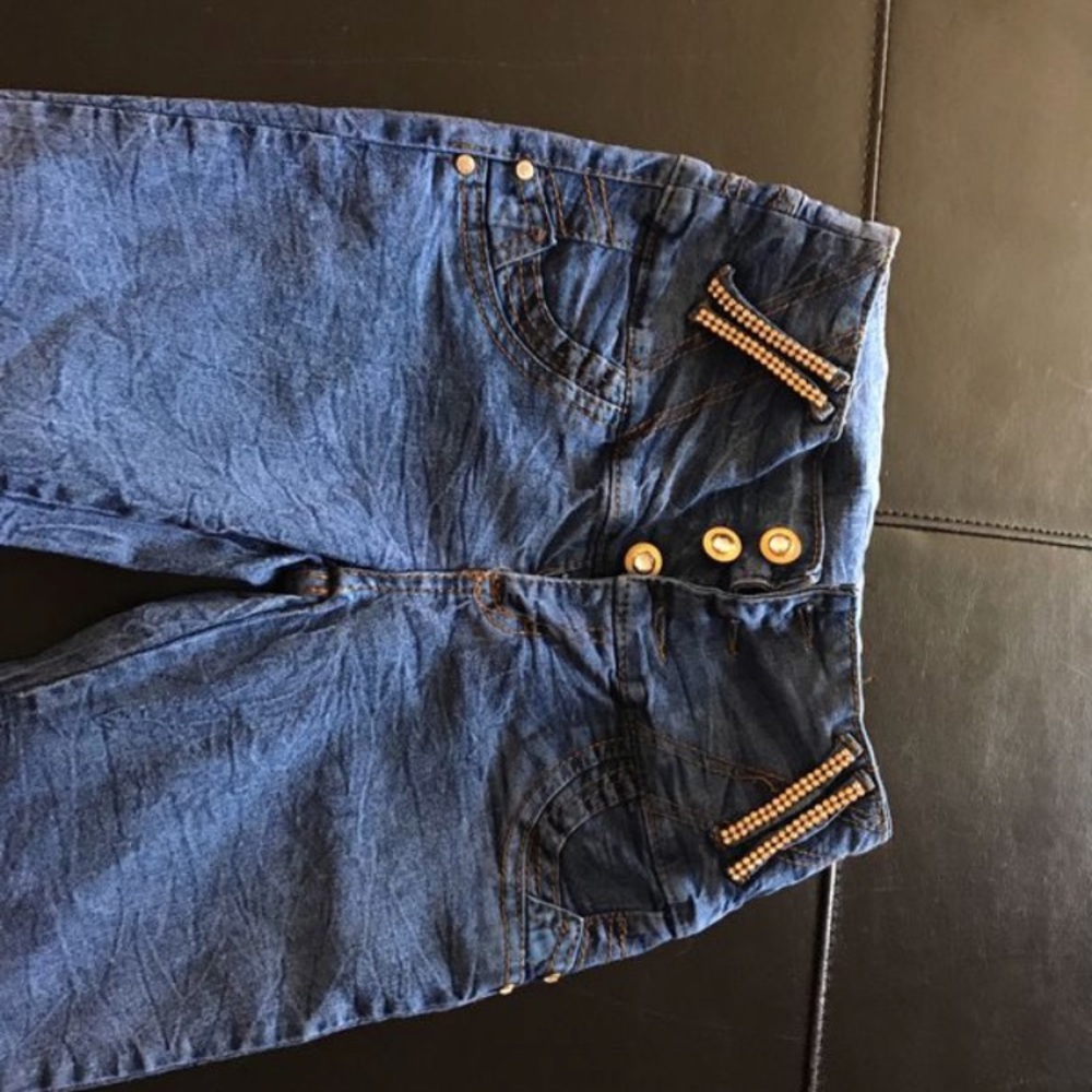 High waist skinny jeans